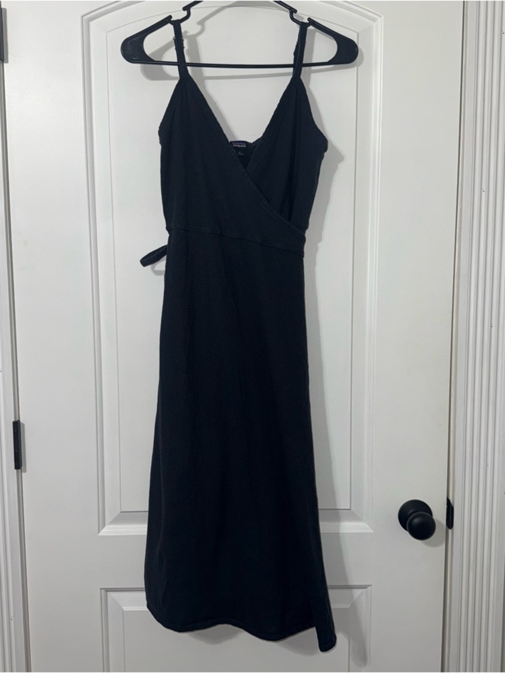 Patagonia Wear With All Wrap Dress Women’s Size Medium 75220 V-Neck Pitch Blue
